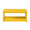 thumbnail image 4 of Pemberly Row Coffee Table in Yellow Wood Finish, 4 of 5