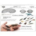 thumbnail image 4 of EASTIN 12pcs/Set Realistic Prehistoric Marine Life Toys  Multi-Color Simulation Nautilus  Trilobite  Cambrian Extinction Organism  Dunkleosteus  Ammonite Fossil Models  Educational Gift F, 4 of 7