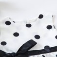 thumbnail image 4 of Tenue d'Été pour Tout-Petite Fille, Robe Sans Manches à Pois, Taille Haute, Tutu, Fête, Princesse, Blanche, 2-3 Ans, 4 of 7