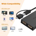 thumbnail image 5 of WAVLINK USB 3.0 or USB C to HDMI Adapter for Dual Monitors Universal Video Graphics Adapter for Mac and Windows Thunderbolt 3/4 USB 3.0 or USB-C 1080p@60Hz, 5 of 5