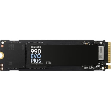 Samsung 990 EVO Plus MZ-V9S1T0 1 TB Solid State Drive - M.2 2280 Internal - PCI Express NVMe (PCI Express NVMe 5.0 x2) - Computer Device Supported - 600 TB TBW - 256-bit AES Encryption Standard - 5...