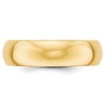 thumbnail image 2 of Bande Demi-Ronde en Or Jaune 10K 6mm Taille 6.5, 2 of 4