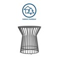 thumbnail image 1 of Collection Poolside Gossip de Novogratz, table d’appoint extérieur/intérieur Roberta, gris foncé, 1 of 5