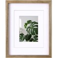 thumbnail image 1 of AmPm 4x6 Picture Frame White - Made of Solid Wood for Table Top Display and Wall Mounting Photo Frame, 1 of 6