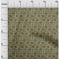 thumbnail image 1 of oneOone Viscose Jersey Fabric Leaves & Floral Block Print Fabric BTY 60 Inch Wide, 1 of 4