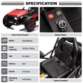 thumbnail image 4 of VOLTZ TOYS 24V Electric Ride-On Kart for Kids, Shock Suspension, Metal Frame, LED Lights, Off-Road Style, 4 of 6