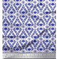 thumbnail image 1 of Soimoi Viscose Chiffon Fabric Ogee Damask Fabric Prints By Yard 42 Inch Wide, 1 of 5