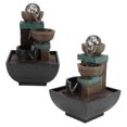 thumbnail image 3 of Fontaine de Bureau LED Intérieure Innovante en Résine Submersible Silencieuse, Fontaine de Bureau Éclairée par LED, pour Bureau à Domicile Type 9116 Prise US 110V, 3 of 8