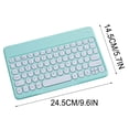 thumbnail image 3 of Clavier de Machine à Écrire Sans Fil Portable Bluetooth Couleur Clavier d'Ordinateur, Mini Machine à Écrire Rétro Sans Fil Compacte au Design Flexible Clavier, Design Compact Ultra-Mince, 3 of 3