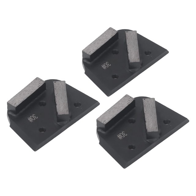 Grinding Shoes, 2 Teeth Alloy Steel Grinding Block 3Pcs for Paint Floor