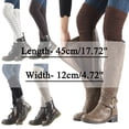 thumbnail image 4 of FhsagQ Socks Women Socks 80S Party Ribbed Knit Dance Sports Leg Warmer Womens Men 80S Party Ribbed Knit Dance Sports Leg Warmer Womens Socks Fishnet Grey One Size, 4 of 7