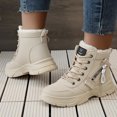 thumbnail image 5 of LSLJS Womens Snow Boots Versatile Warm High-top Snow Boots Cotton Shoes Velvet Work Boots, 5 of 5