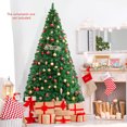 thumbnail image 3 of Gymax 8Ft Green Holiday Season Artificial PVC Christmas Tree Indoor Outdoor Stand, 3 of 10