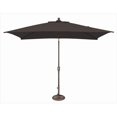 thumbnail image 1 of SimplyShade Parasol de Marché Rectangulaire à Inclinaison par Bouton-Poussoir 6 x 10 Pi Noir, 1 of 2