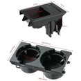 thumbnail image 5 of New Double Hole Car Styling Front Center Console Storage Box Coin + Cup Holder For BMW E46 Series 1999-2006 51168217953, 5 of 5