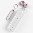 thumbnail image 2 of Smartbottle Sports Large Reusable Water Bottle, Light Pink, 1000ml / 1L, 2-Pack, 2 of 9