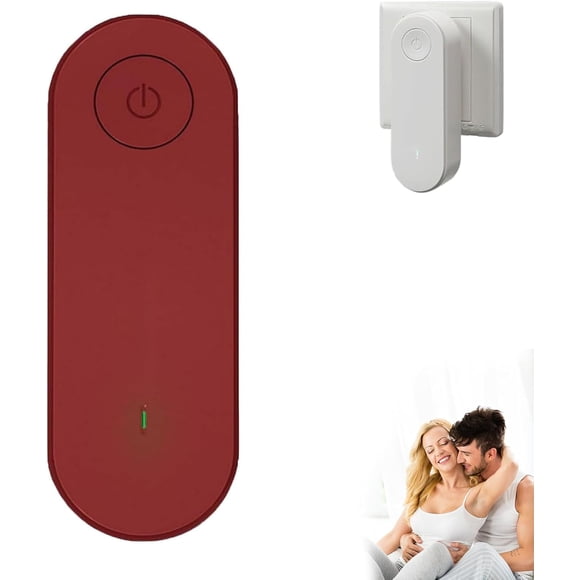 New Clairu Revolutionary Air Purifier, Clairu Revolutionary Air Purifier Plug In, Lonic Airpurifiers Without Filters, Forget Dust, Odors & Bad Smells, for Bedroom & Office (Red)