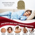 thumbnail image 2 of Coussin Chauffant Réutilisable pour Micro-Ondes, Grand, Olive, 2 of 9