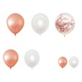 thumbnail image 1 of Rose Gold/Black Gold Balloon Garland Arch Kit,for Wedding Birthday Graduation Party Background Decor, 1 of 5