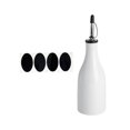 thumbnail image 3 of GUOOL Cooking Oil Bottle Ceramic Large Capacity 300ml Shoyu Sauce Dispenser Bottle White, 3 of 9