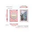thumbnail image 2 of Amazon All-New Kindle Fire 7 Tablet (12th Generation, 2022 Release) Case Heavy Duty Shockproof Protective Case for All-New Kindle Fire 7 inch with Stand, Handle Hand Strap & Shoulder Strap, 2 of 7
