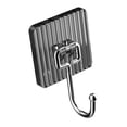 thumbnail image 4 of Adhesive Sticky Hooks, Punch Free Convenient Installation Adhesive Hanger Hooks  for Kitchen Crystal Color,Gray,Champagne,Green, 4 of 8