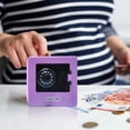 thumbnail image 3 of PRETXORVE Combination Lock Money Coin Saving Storage Cash Safe Piggys, 3 of 5