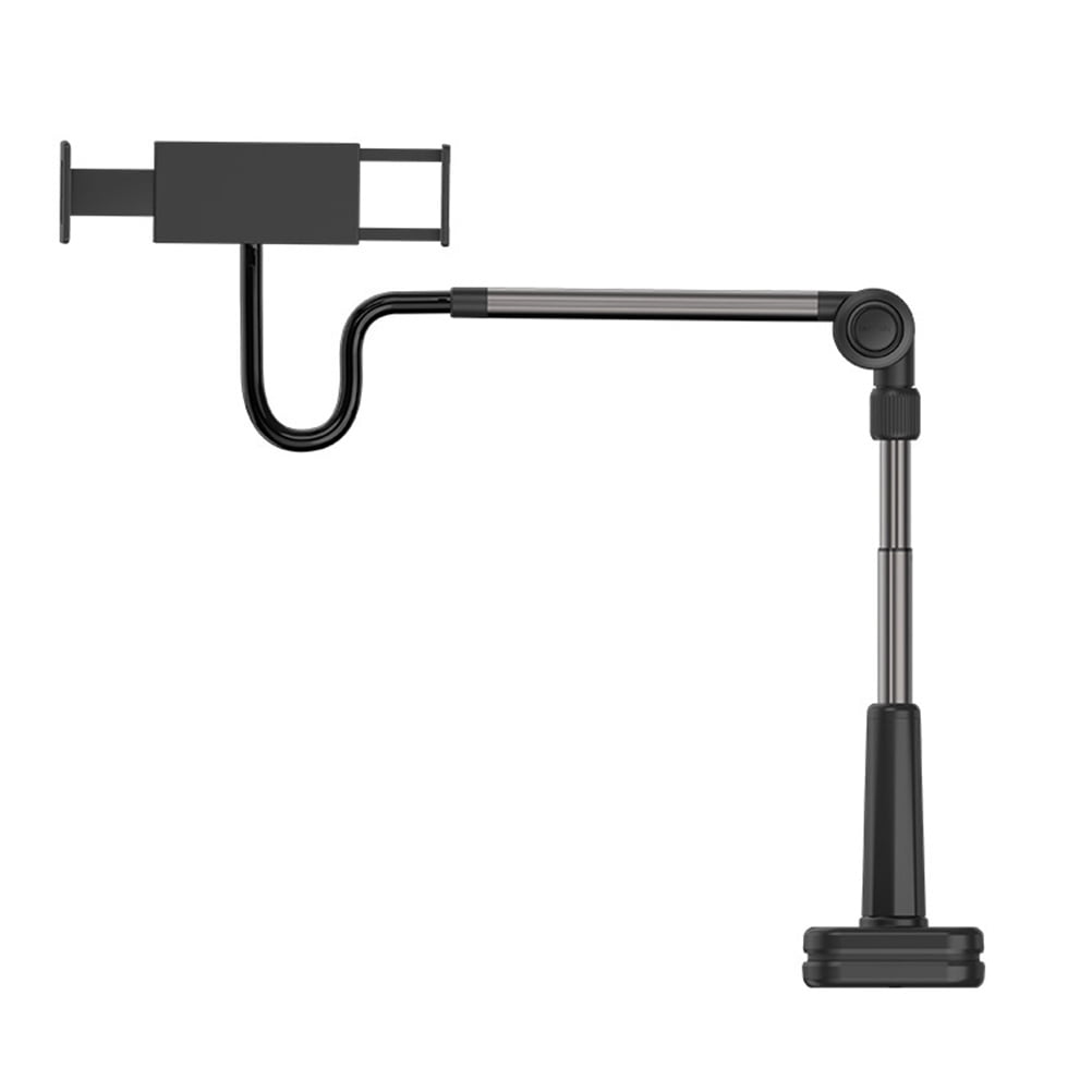 Phenofice Flexible Black Phone Stand with Adjustable Height and 180 Degree Vertical Rotation