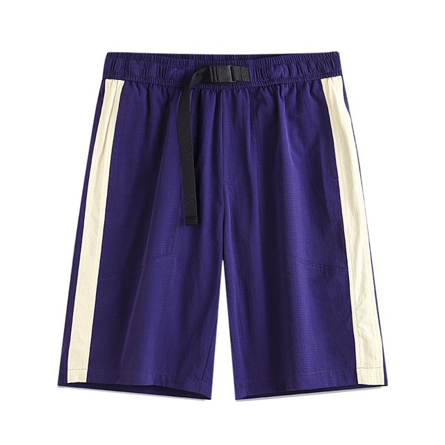 Yuzhih Casual Shorts for Men Color Block Drawstring Summer Athletic Shorts with Pockets Quick Dry Lightweight Beach Vacation Shorts