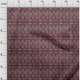 thumbnail image 2 of oneOone Viscose Chiffon Fabric Leaves & Floral Block Decor Fabric Printed BTY 42 Inch Wide, 2 of 4