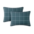 thumbnail image 4 of Mainstays 7 Piece Bed in a Bag Comforter Set with Sheets, Navy Plaid, Double, Unisex, 4 of 5