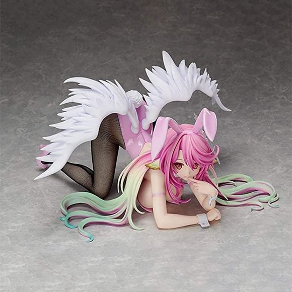 No Game No Life Jibril Bunny Girl Figure Anime Action Statue Children's Anime Character Toys 6.5 inch