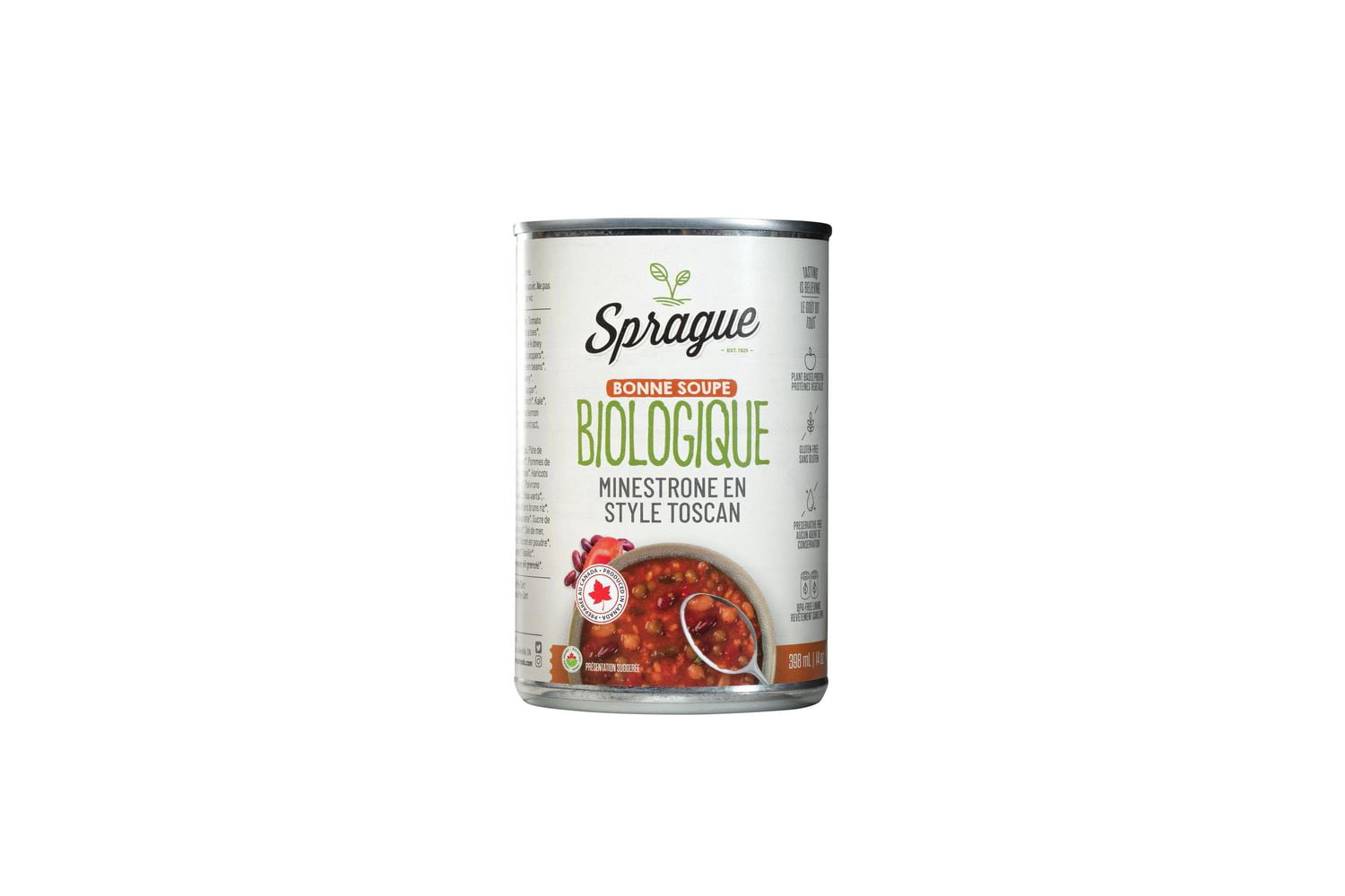 Sprague Organic Tuscany-Style Minestrone Soup