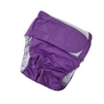 thumbnail image 2 of Reusable Adult Cloth Diapers Pants Washable Washable Waterproof Diaper One Size Incontinence Aid Purple, 2 of 9