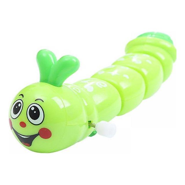 Wuffmeow Pet Cat Chases Chain Clockwork Cute Caterpillar Toys Rattle Interactive Game Pet Supplies