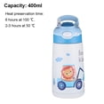thumbnail image 2 of Bouteille d'Eau pour Tout-Petit à Couvercle Rabattable avec Ensemble de Gobelets, Bouteille d'Eau Réutilisable en Plastique pour Tout-Petit, 2 of 5