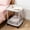 White, variant on Rolling Mobile Side Table With Wheels, TOUMENY Slim Storage Cart for Bedroom Living Room Couch Bedside, Narrow Space Shelf with Locking Casters, Easy Assembly Multi-Purpose Organizer for Small