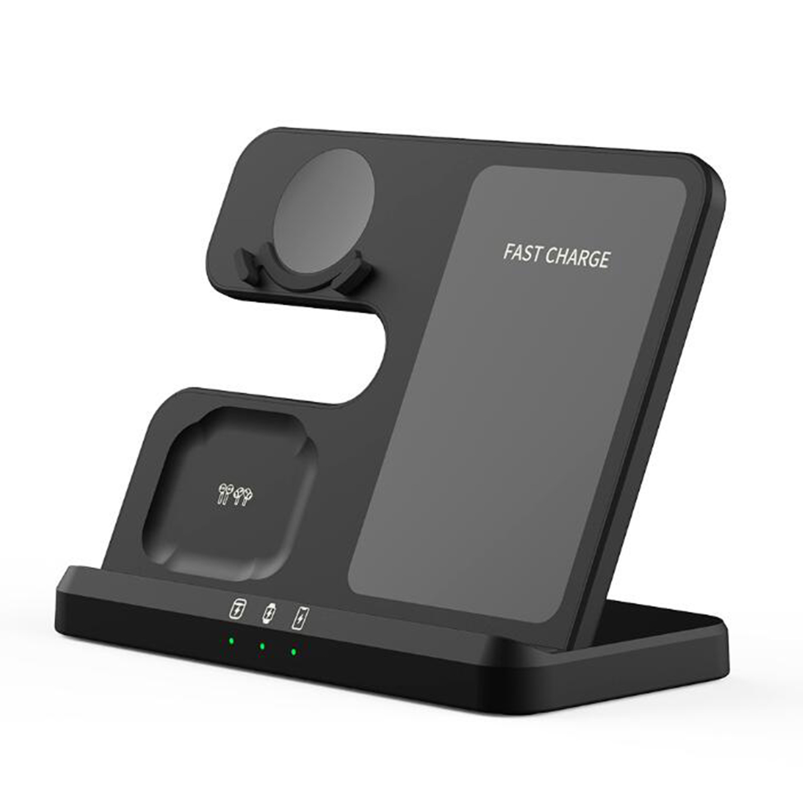 Mistaha Suitable for Samsung SIKAI three-in-one mobile phone wireless charger for Samsung watch charger black
