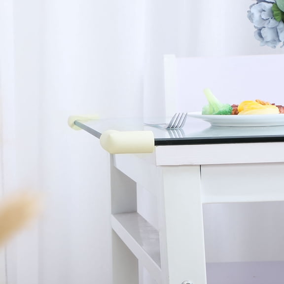 Unique Bargains 10pcs Foam Corner Protector U Shape Cushion Table Edge Furniture Guard Bumper White