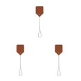 thumbnail image 4 of Transemion 1/2/3/5 Effective And Portable Fly Swatter For Outdoor Activities Iron Wire Is Sturdy And Durable brown 3PCS, 4 of 6