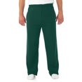 thumbnail image 1 of Jerzees Mens NuBlend Pocketed Open-Bottom Sweatpants, 3X, Forest Green, 1 of 2