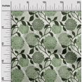 thumbnail image 2 of oneOone Coton Flex Vert Tissu Floral Rétro Robe Tissu Tissu Imprimé par la Cour 40 Pouces de Large, 2 of 5