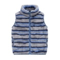 thumbnail image 1 of MIASHUI Vestes d'Hiver pour Enfants Garçons Filles Col Montant à Fermeture Éclair, Marine, 3-4 Ans, 1 of 7