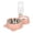 Pink, variant on Self Refilling Automatic Water Dispenser Pet Bowl Fresh Flowing Hydration System Convenient Hygiene Design For Cat Dog Feeder, 32x17.5x17 cm, Grey
