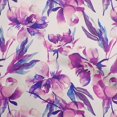 thumbnail image 1 of oneOone Polyester Lycra Purple Fabric Florals Craft Projects Decor Fabric Printed By The Yard 56 Inch Wide, 1 of 4