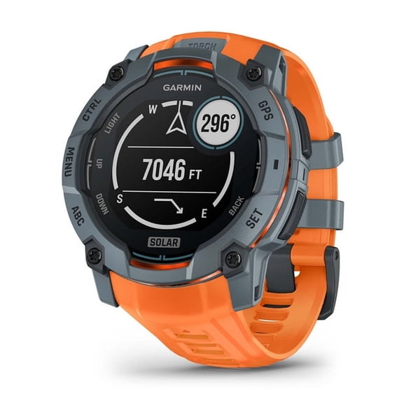Garmin Instinct 3 Solar, (50mm) Twilight with Solstice Band (010-02935-01)