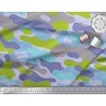 thumbnail image 2 of Soimoi Rayon Fabric Two Tone With Grey Camouflage Printed Fabric 1 Yard 56 Inch Wide, 2 of 3