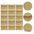 thumbnail image 1 of KAKOWELY 100 Pcs Mini Enveloppes Kraft Brunes Rangement Utilisateurs Généraux, 1 of 8