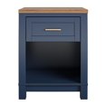 thumbnail image 4 of Ameriwood Home Armada Nightstand, Navy with Walnut top, 4 of 9