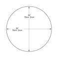 thumbnail image 3 of Dulles Glass 30 Inch Round 3/8 Inch Thick Tempered Glass Table Top, 3 of 4